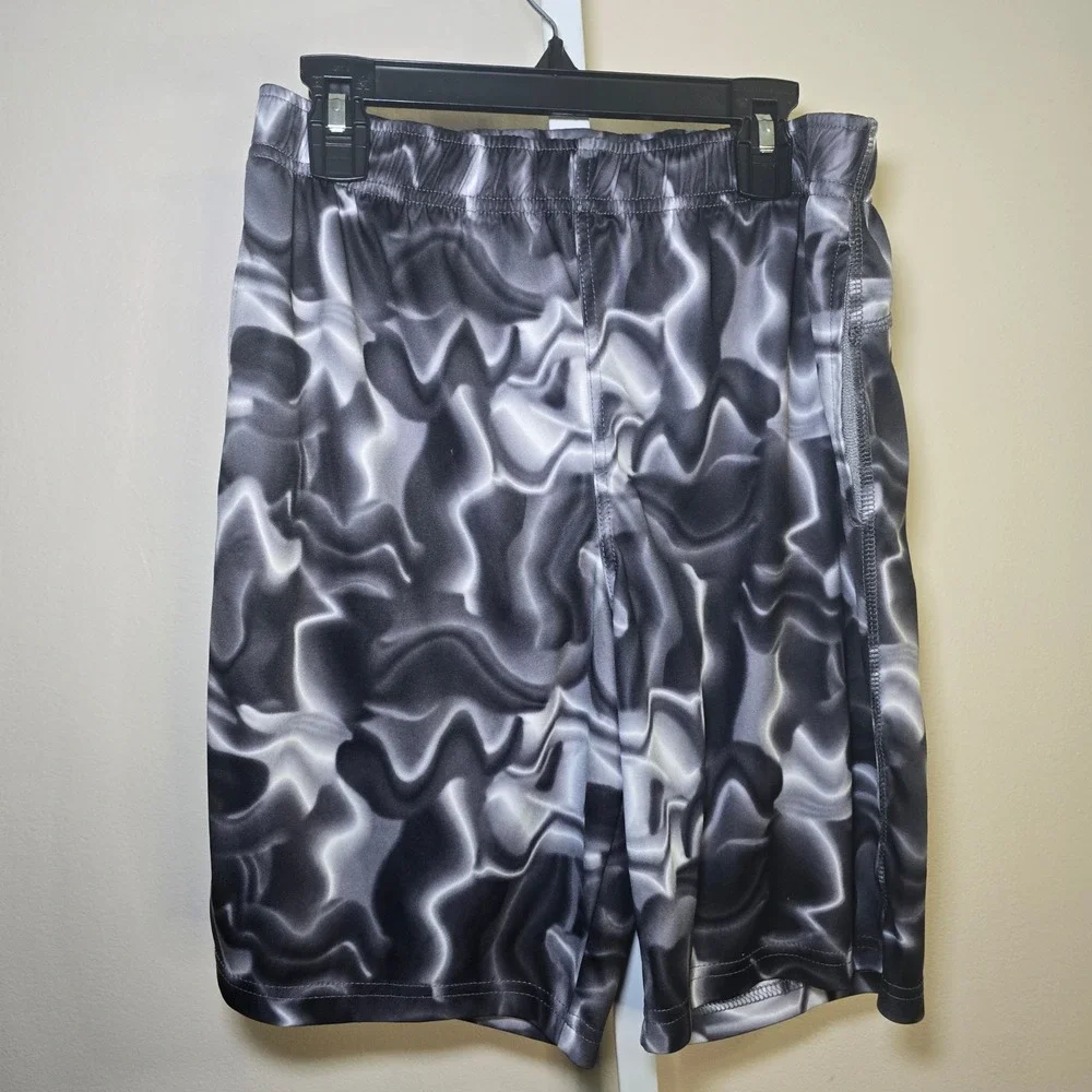Athletic Works Boys XL 14-16 Active Shorts Bundle 5pk Digital Camo DriWorks Mesh